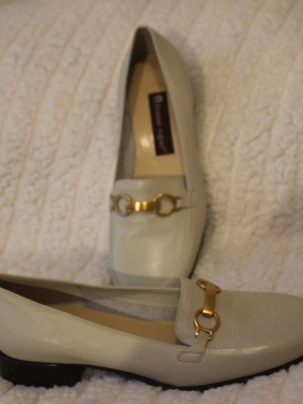 Vintage 90s Etienne Aigner Noah Classy Loafers Size 7.7 - Picture 2 of 5